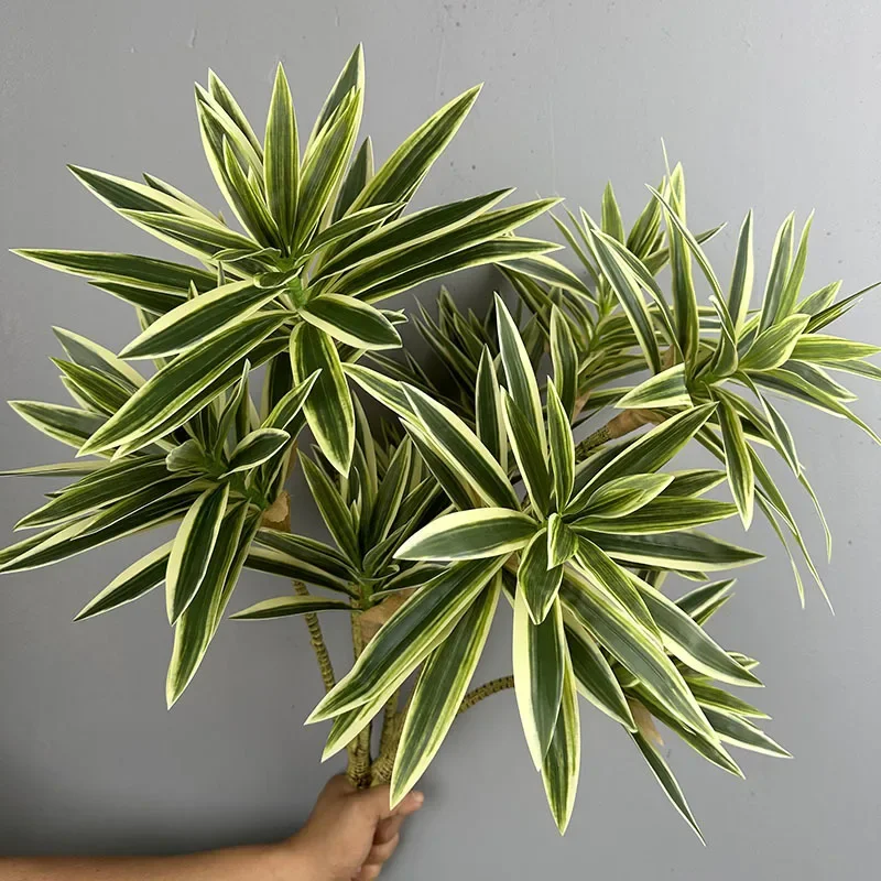 Dracaena Marginata - 인공 녹색 식물 열대 백합 대나무