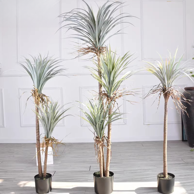 Dracaena Marginata - 드래곤 블러드 유카 인공 식물 나무
