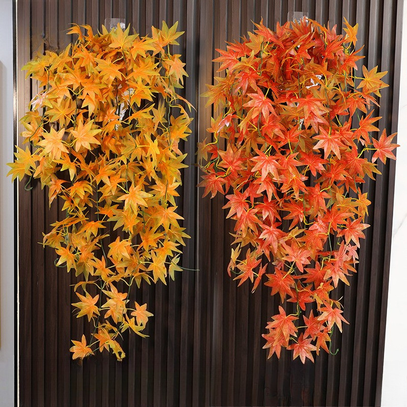 Dracaena Marginata - 인공 5 포크 단풍잎 벽 -