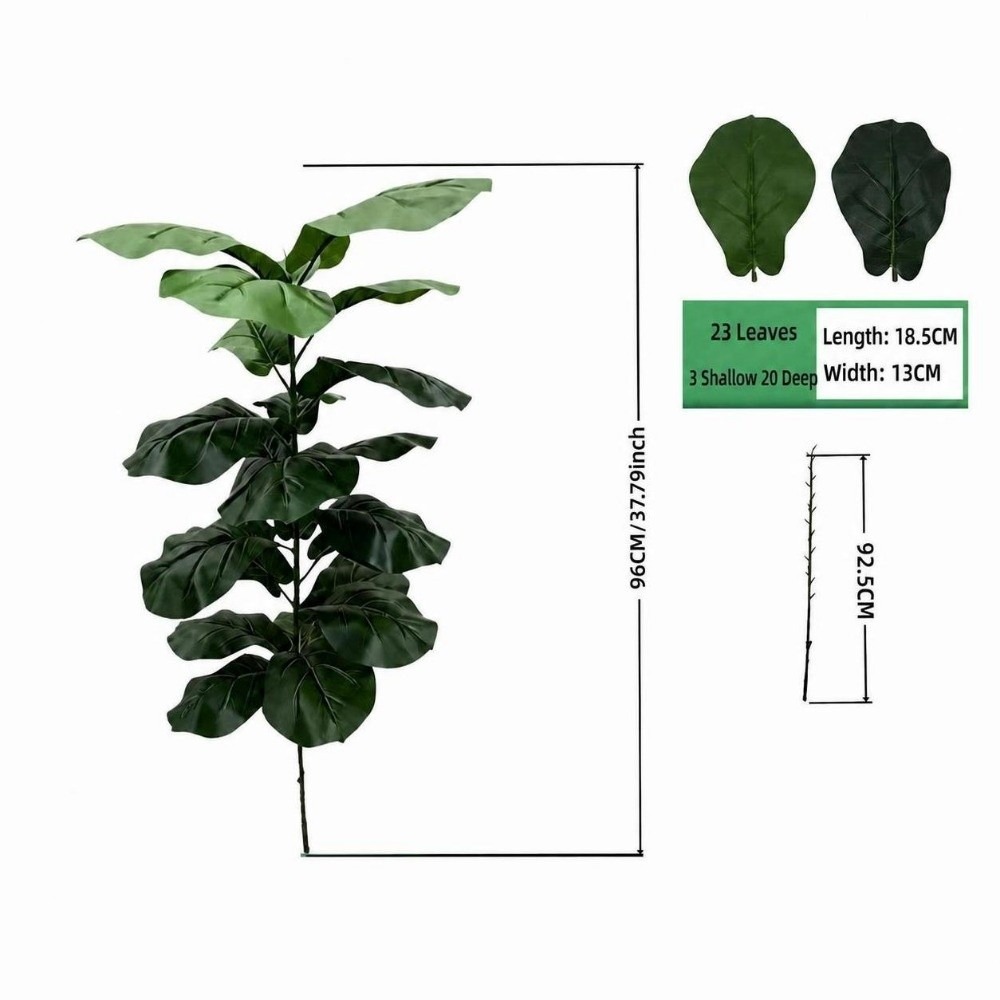 Ficus Lyrata Tree - 2023년 9월 15일, 인조 피쿠스 류라타(대형),