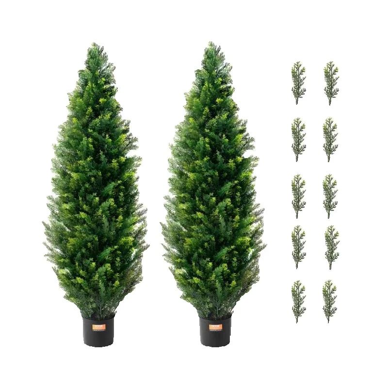 SucceBuy 인공 삼나무 토피어리 나무 상록수 가짜 - Dracaena Marginata 리뷰 및 가격