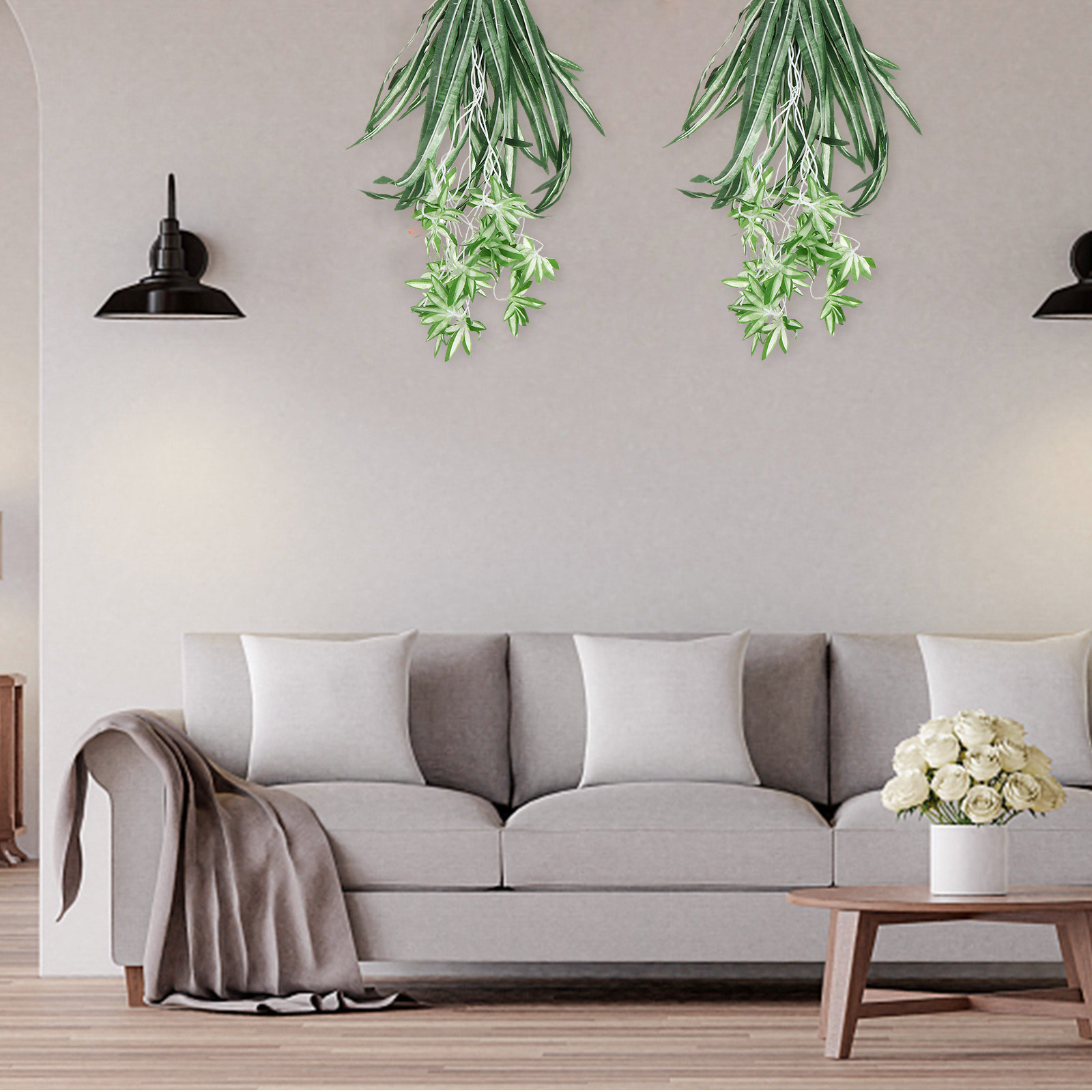 1개입, 사실적인 디자인의 인조 클로로피툼(스파이더 플 - Spider Plant Hanging 리뷰 및 가격